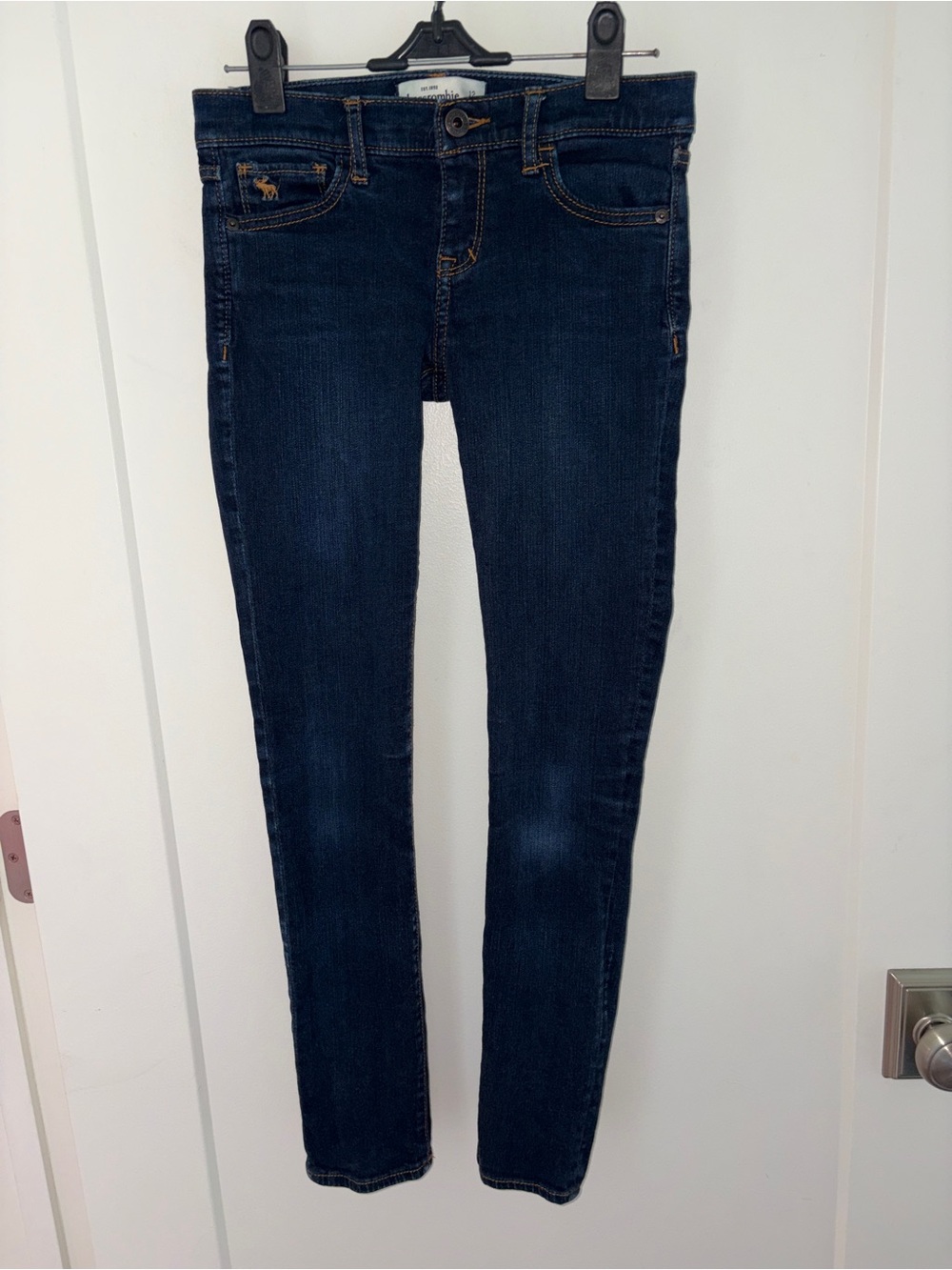abercrombie kids skinny jeans girl's sz 12 EUC